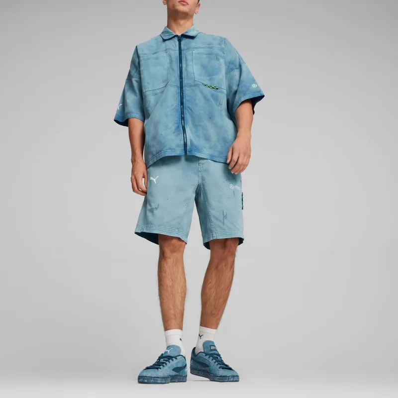 PUMA x Mercedes AMG Petronas F1® Team X Mad Dog Jones SS24 Shirt Men's Ocean Blue-2