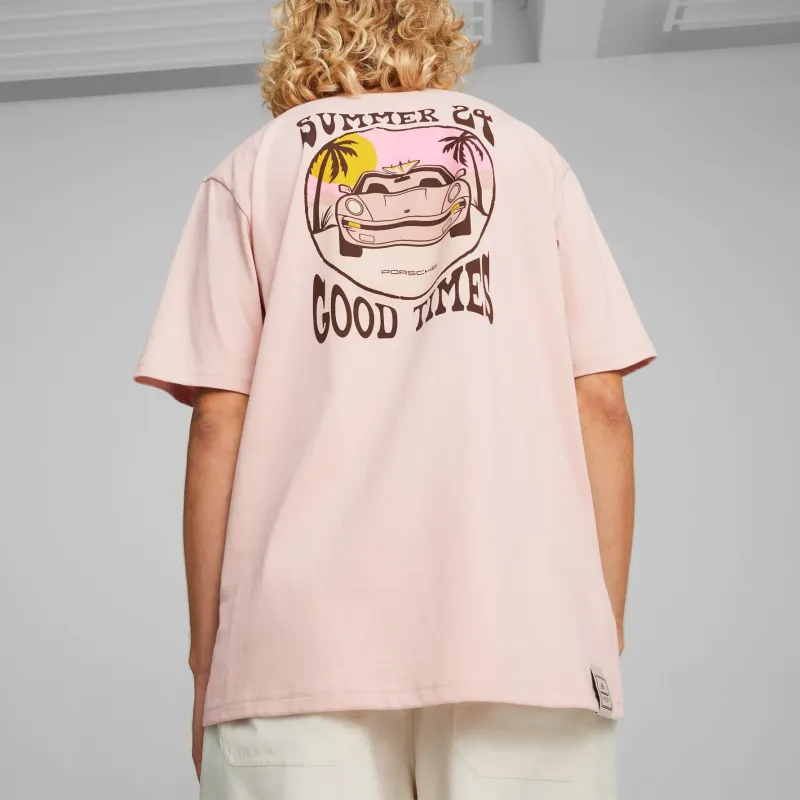 PUMA T-Shirts Men Pink-2
