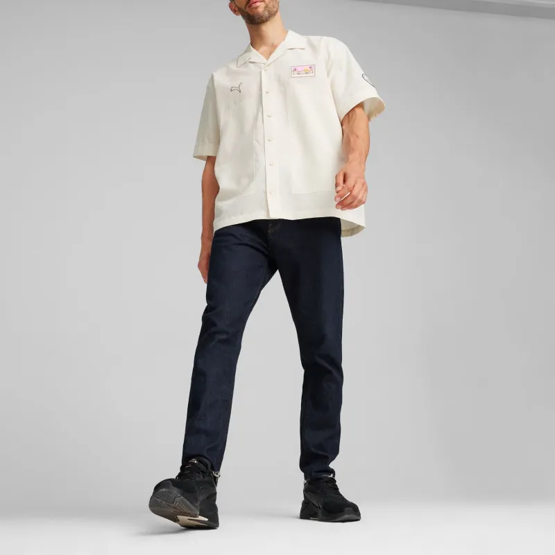 PUMA Porsche Legacy Crews Shirt Men's High Mountain Snow-4