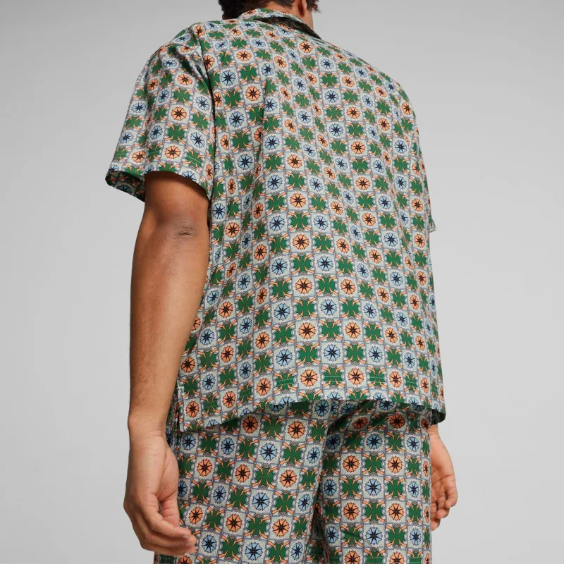 PUMA CLASSICS Shirts Unisex Green-3