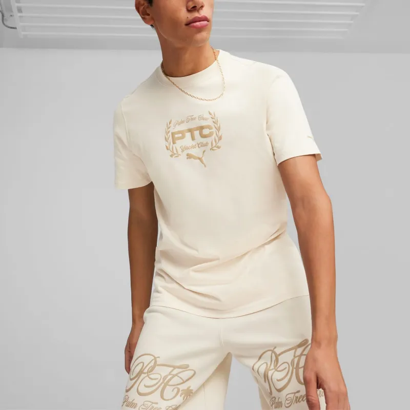 PUMA X PALM TREE CREW T Shirt Men's Ecru-2