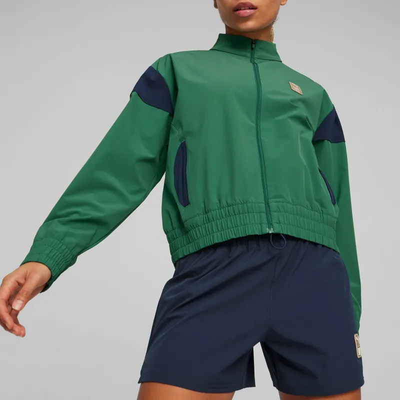 PUMA x First Mile Collaboration Women's Running Jacket Jackets Coats Women's Green-2