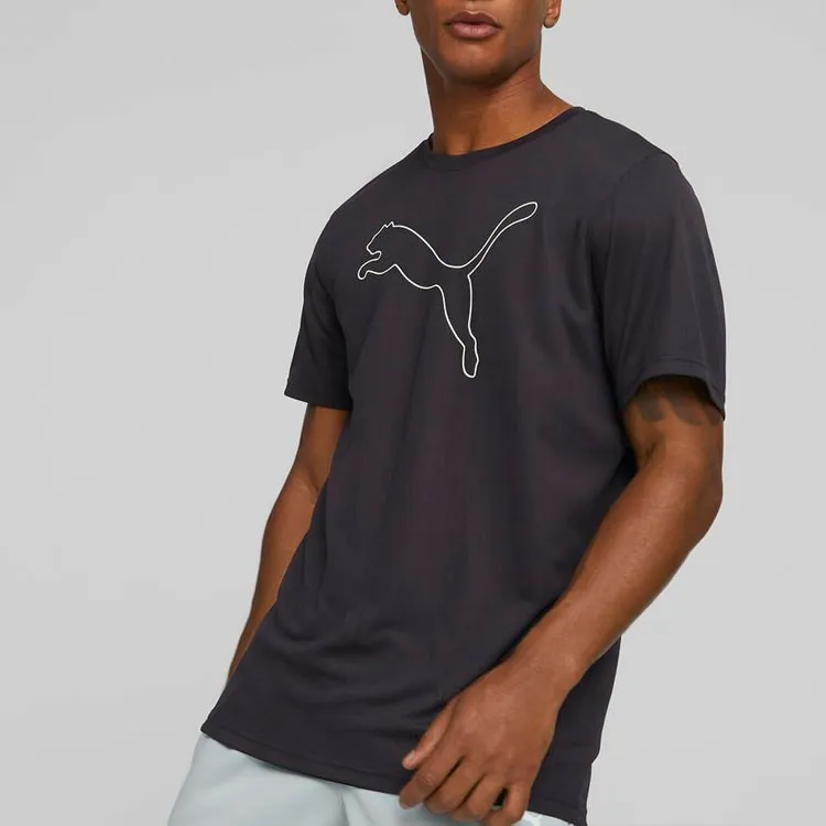 PUMA ESS T Shirts Men Black-2