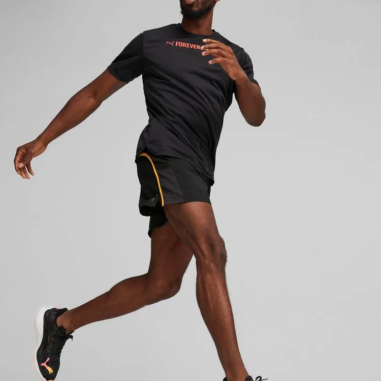 PUMA Camiseta Para Correr Con Combinación De Tres Tejidos Para Hombre Run Velocity-2