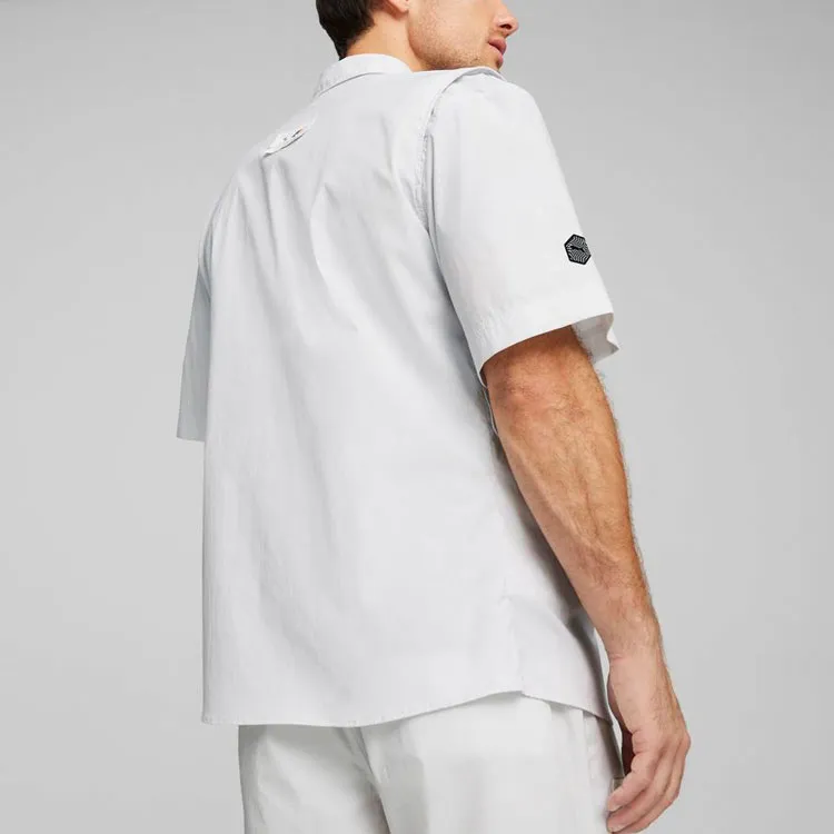 PUMA BMW Shirts Men Gray-4