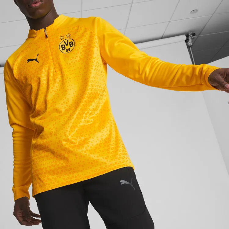 PUMA Borussia Dortmund Men's Soccer Training Fleece-2