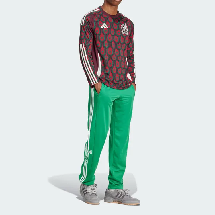 Adidas Free Shipping With AdiClub Mexico 24 Long Sleeve Home Jersey-4