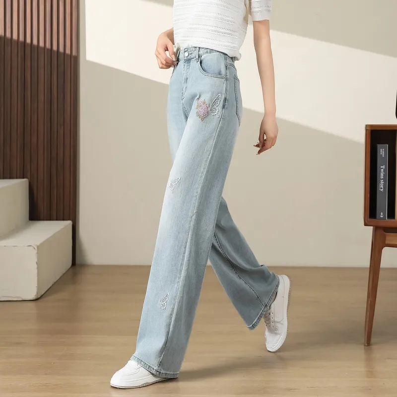 TERRE BLEUE Jeans Women's Light Blue-4