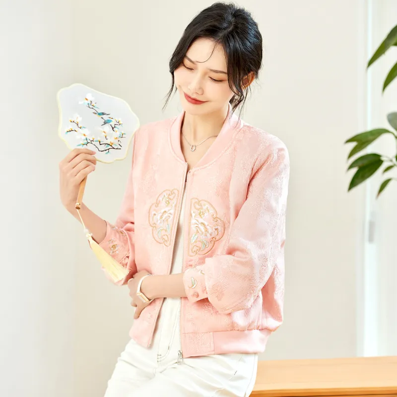TERRE BLEUE Jackets Coats Women's Pink-4