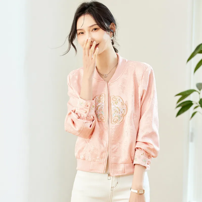 TERRE BLEUE Jackets Coats Women's Pink-1