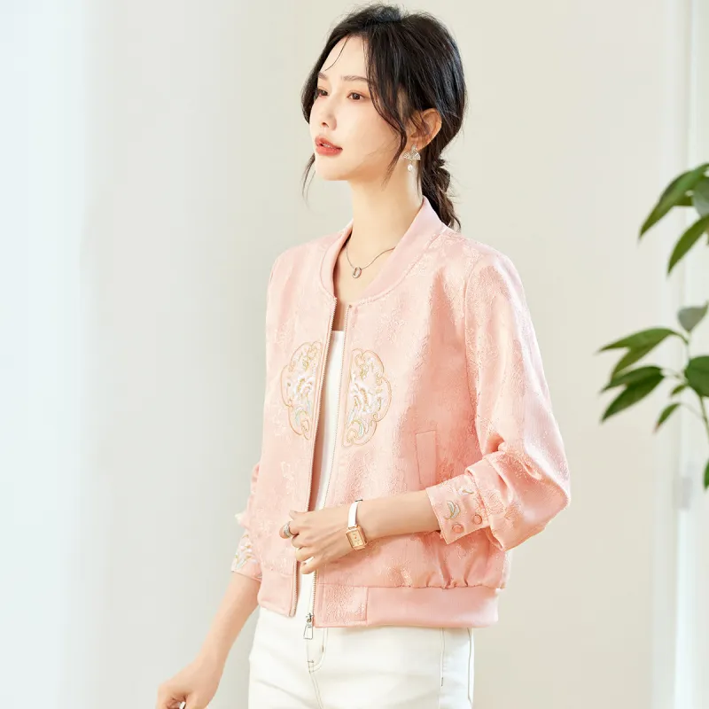 TERRE BLEUE Jackets Coats Women's Pink-6