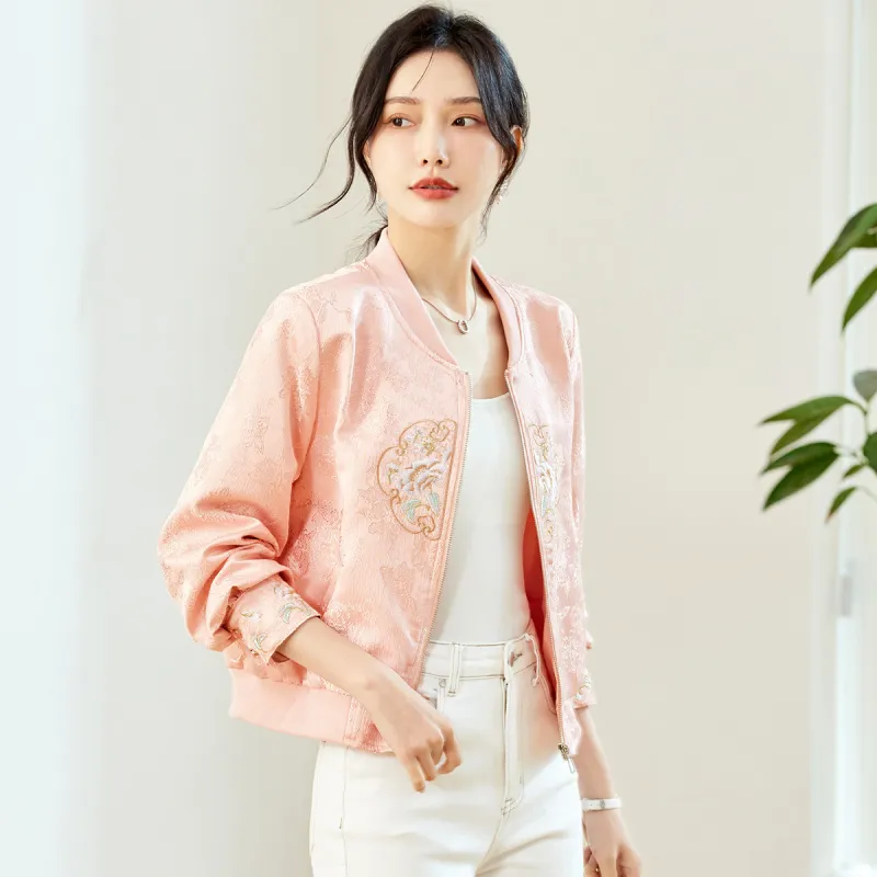 TERRE BLEUE Jackets Coats Women's Pink-2