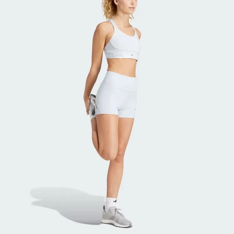 Adidas FASTIMPACT LUXE RUN HIGH-SUPPORT BRA Sports Underwear Women's White-4