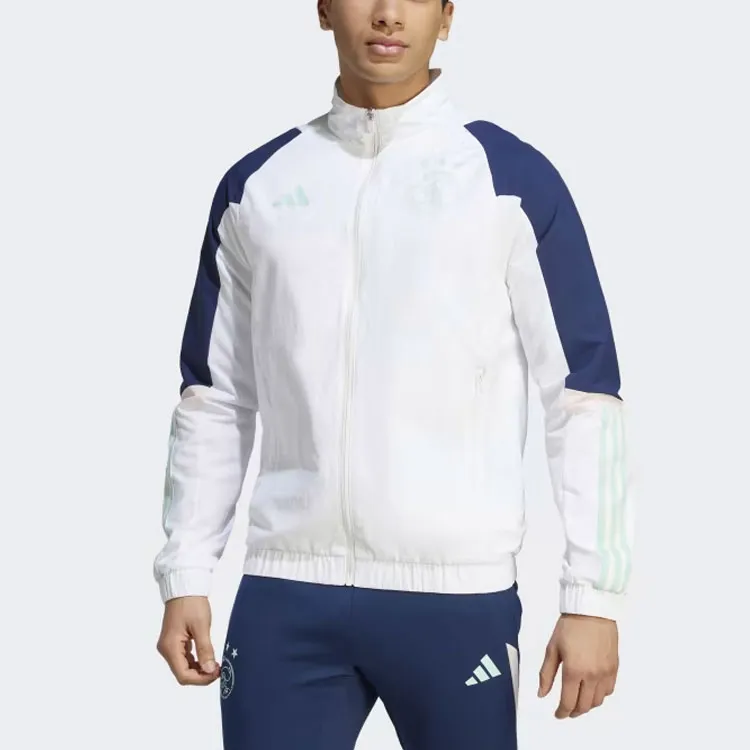 Adidas AJAX AMSTERDAM TIRO 23 PRESENTATION TRACK TOP Jackets Coats Men's White-1