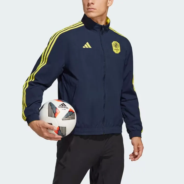 Adidas NASHVILLE SC ANTHEM JACKET Soccer Jerseys Men's Navy Blue-3
