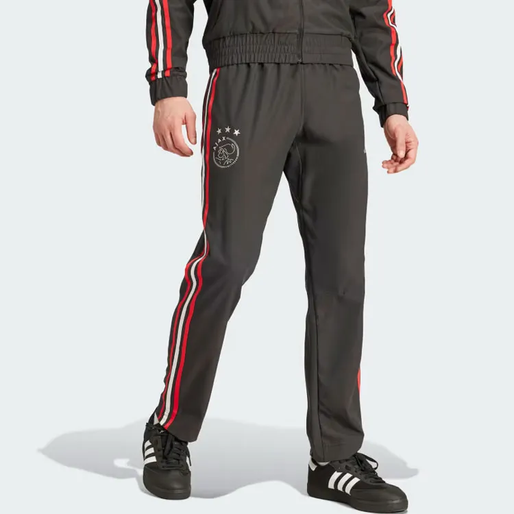 Adidas AJAX AMSTERDAM THE TRACKSTAND PANTS Soccer Bottoms Men's Black-1
