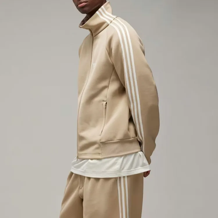 Y 3 3 Stripe Zipped Track Jacket-1