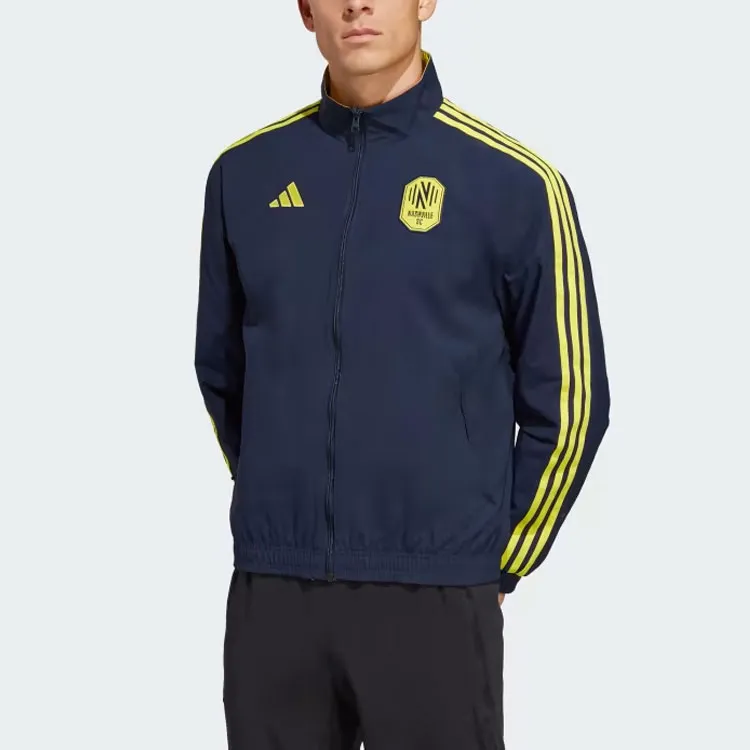 Adidas NASHVILLE SC ANTHEM JACKET Soccer Jerseys Men's Navy Blue-1