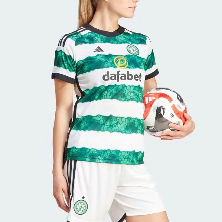 Adidas ArsenalCeltic FC CELTIC FC 23/24 HOME JERSEY Soccer Jerseys Women's Green-2