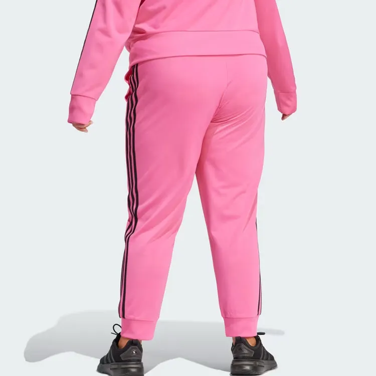 Adidas ESSENTIALS WARM-UP SLIM TAPERED Athletic Trousers Women's Pulsating Magenta-4