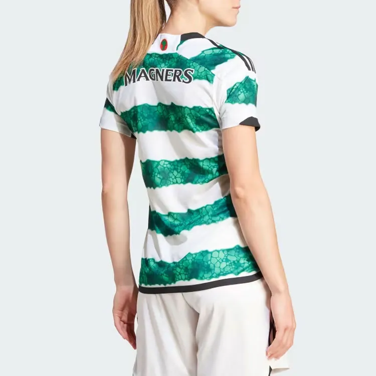 Adidas ArsenalCeltic FC CELTIC FC 23/24 HOME JERSEY Soccer Jerseys Women's Green-4