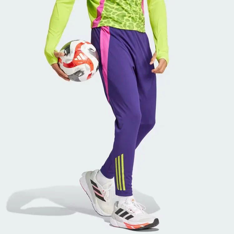 Adidas GENERATION PREDATOR TRAINING PANTS Soccer Bottoms Men's Purple-3
