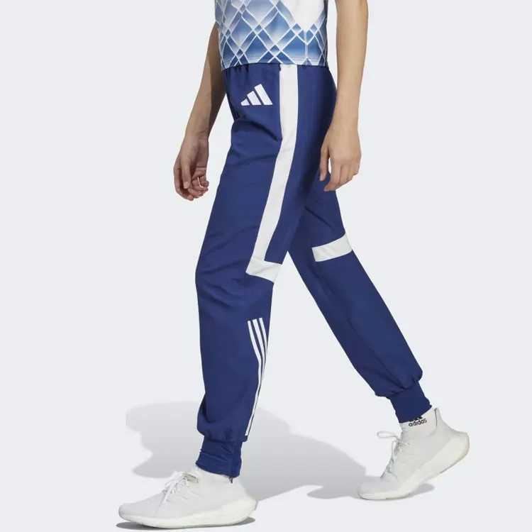 Adidas TRACK PANTS Knitted Sports Pants Women's Victory Blue-5
