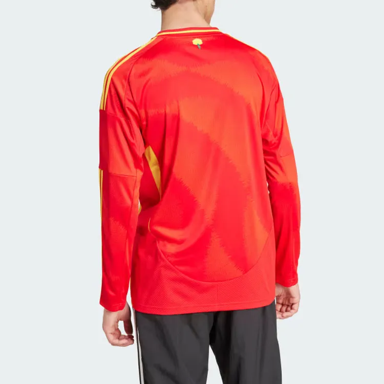 Adidas SPAIN 24 LONG SLEEVE HOME JERSEY Soccer Jerseys Men's Red-3