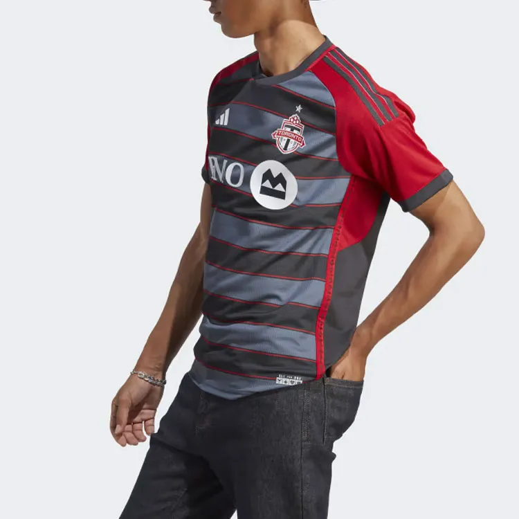 Adidas TORONTO FC 23/24 HOME AUTHENTIC JERSEY Soccer Jerseys Men's Black-3