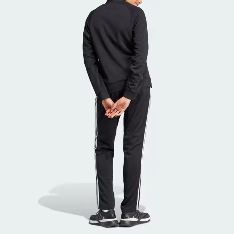 Adidas 3-STRIPES DOUBLEKNIT TRACK SUIT Sweatshirt Set Women's Black-5