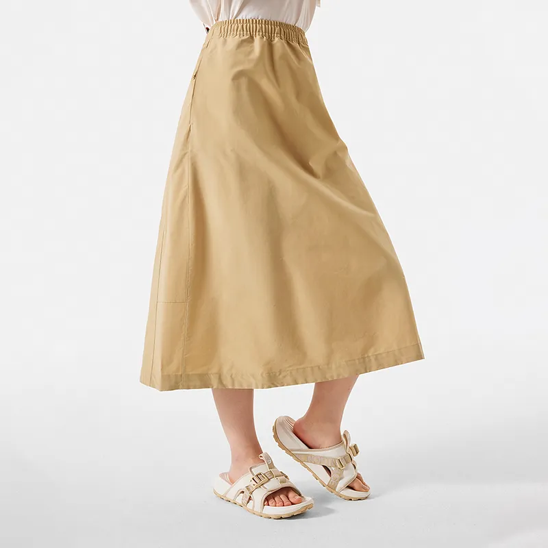 THE NORTH FACE Casual Long Skirt Women's Stone Umber Tan-3