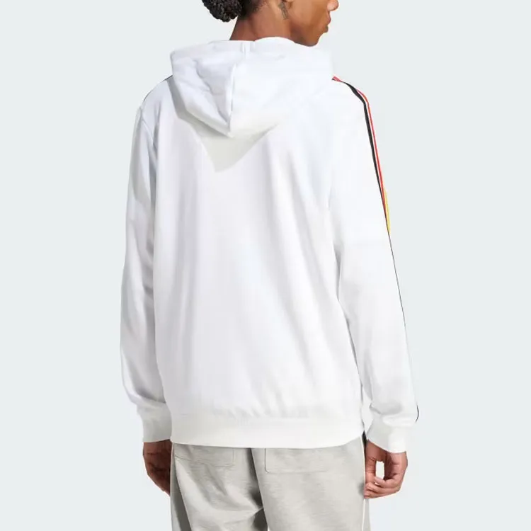 Adidas GERMANY DNA FULL-ZIP HOODIE Soccer Jerseys Men's White-6