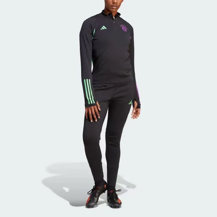 Adidas BayernFC Bayern FC BAYERN TIRO 23 TRAINING TOP Soccer Jerseys Women's Black-1