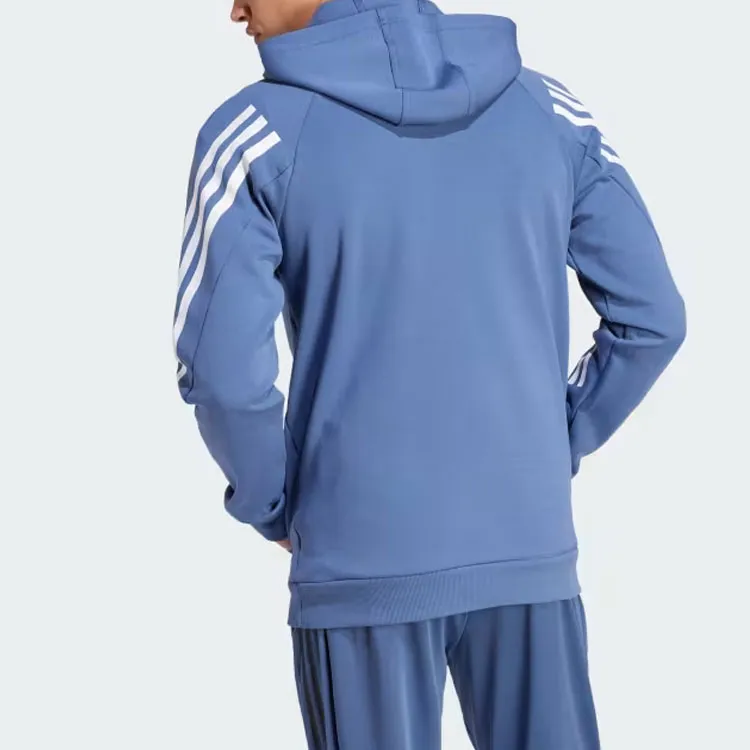 Adidas Sportswear FUTURE ICONS 3-STRIPES HOODIE Sweatshirt Men's Blue-4