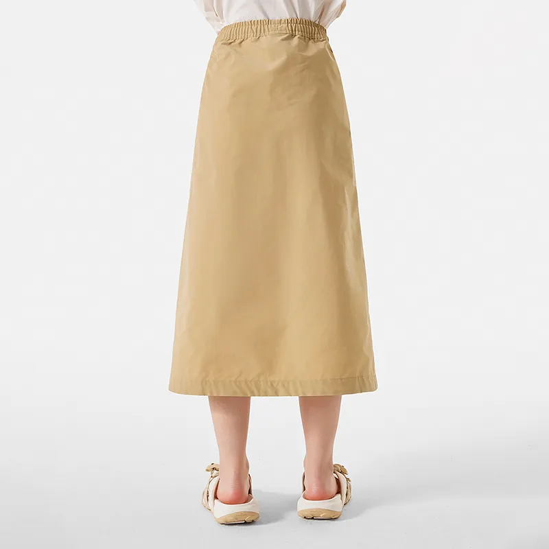 THE NORTH FACE Casual Long Skirt Women's Stone Umber Tan-4