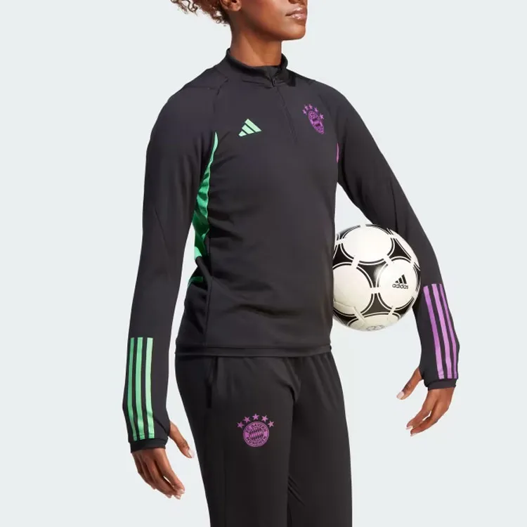 Adidas BayernFC Bayern FC BAYERN TIRO 23 TRAINING TOP Soccer Jerseys Women's Black-3