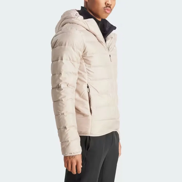Adidas TERREX MULTI LIGHT DOWN HOODED JACKET Jackets Coats Men's Beige-6