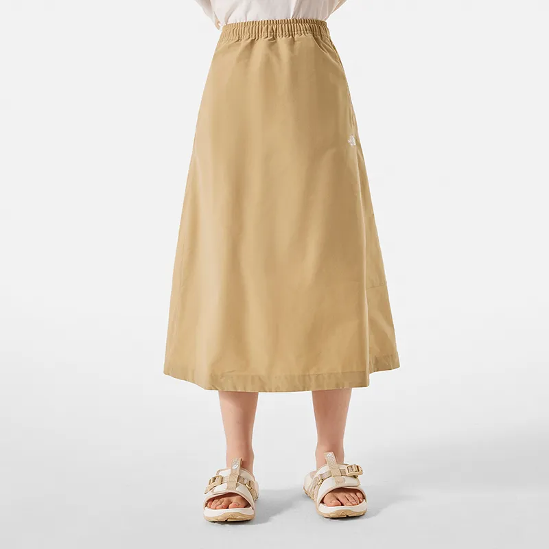 THE NORTH FACE Casual Long Skirt Women's Stone Umber Tan-2
