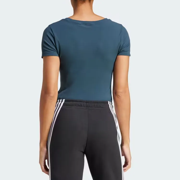 Adidas ACTIVE SEAMLESS MICRO STRETCH Bodysuits Women's Arctic Blue-2