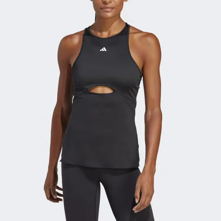Adidas HIIT HIIT AEROREADY TRAINING TANK TOP Sport Vests Women's Black-1