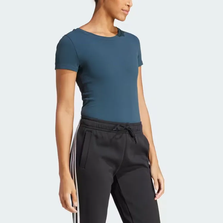 Adidas ACTIVE SEAMLESS MICRO STRETCH Bodysuits Women's Arctic Blue-3
