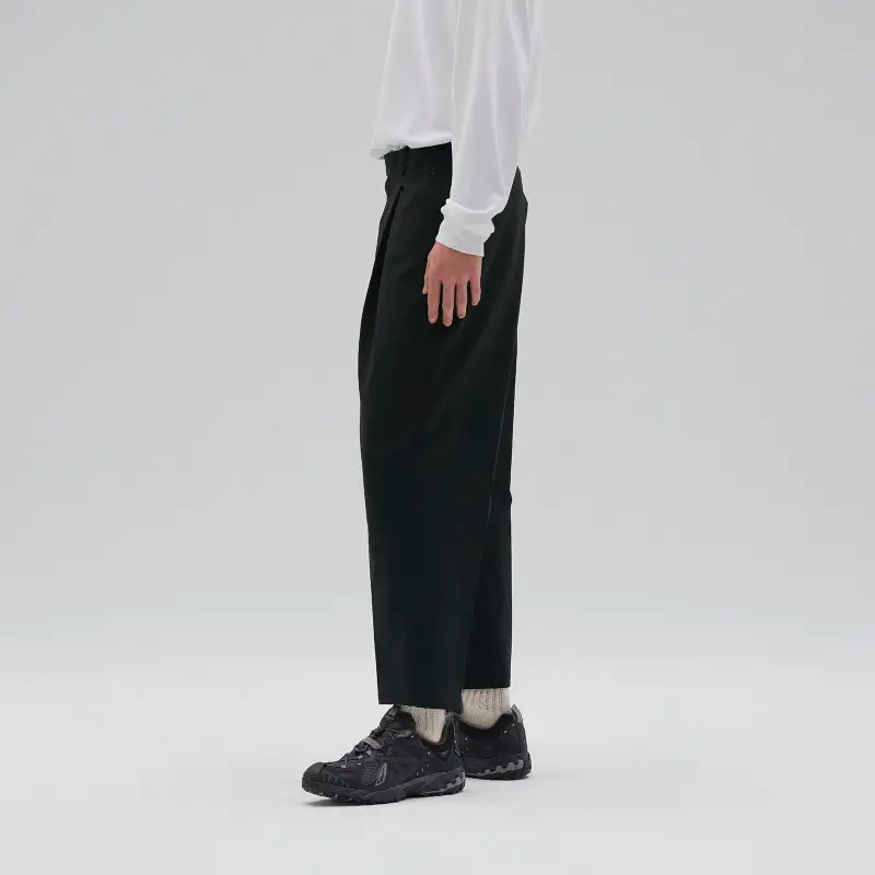 New Balance New Balance MET24 Wide Tapered Fit Casual Pants Men's Black-3