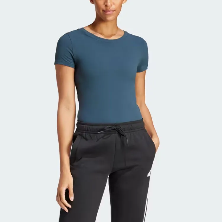 Adidas ACTIVE SEAMLESS MICRO STRETCH Bodysuits Women's Arctic Blue-1