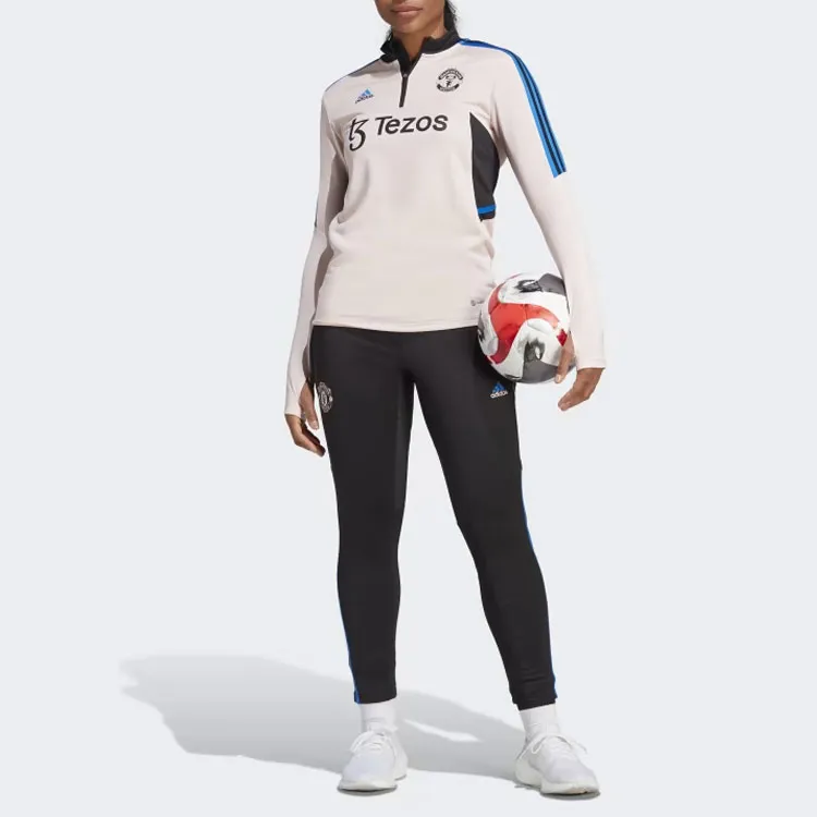 Adidas Manchester United MANCHESTER UNITED CONDIVO 22 TRAINING TOP Soccer Jerseys Women's White-4
