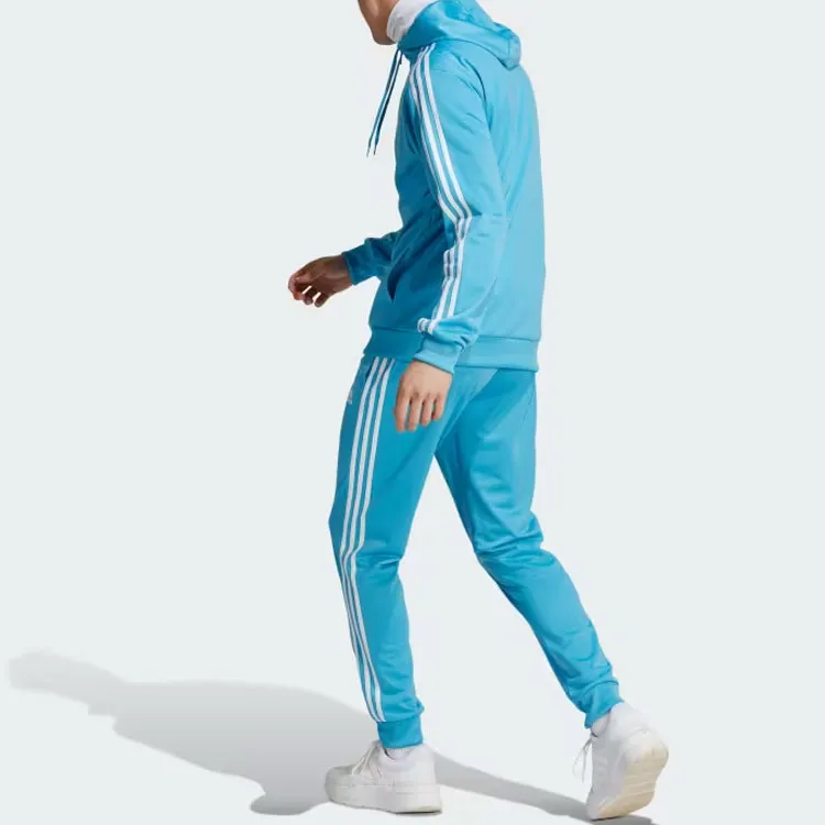 Adidas Sportswear HOODED TRICOT TRACKSUIT Casual Sportswear Men's Blue-2