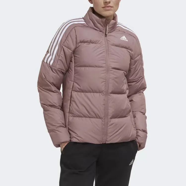 Adidas ESSENTIALS MIDWEIGHT DOWN JACKET Jackets & Coats Women's Purple-4