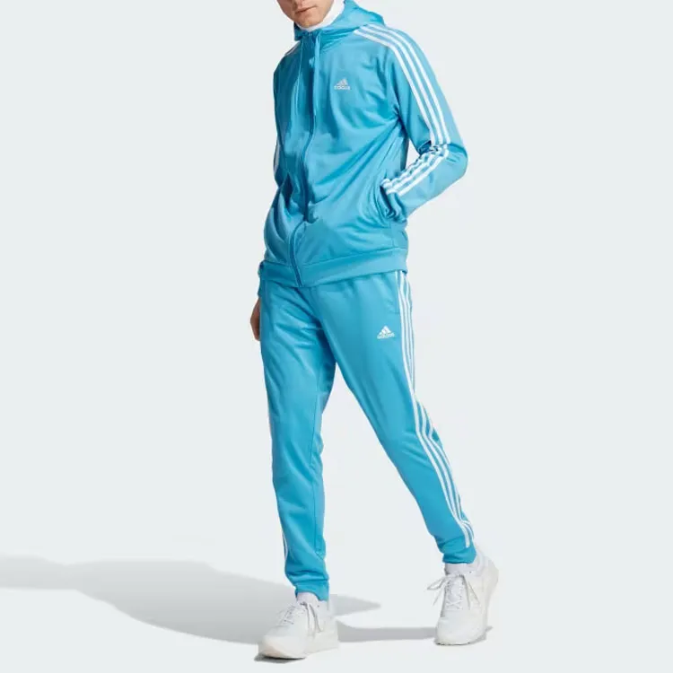 Adidas Sportswear HOODED TRICOT TRACKSUIT Casual Sportswear Men's Blue-1