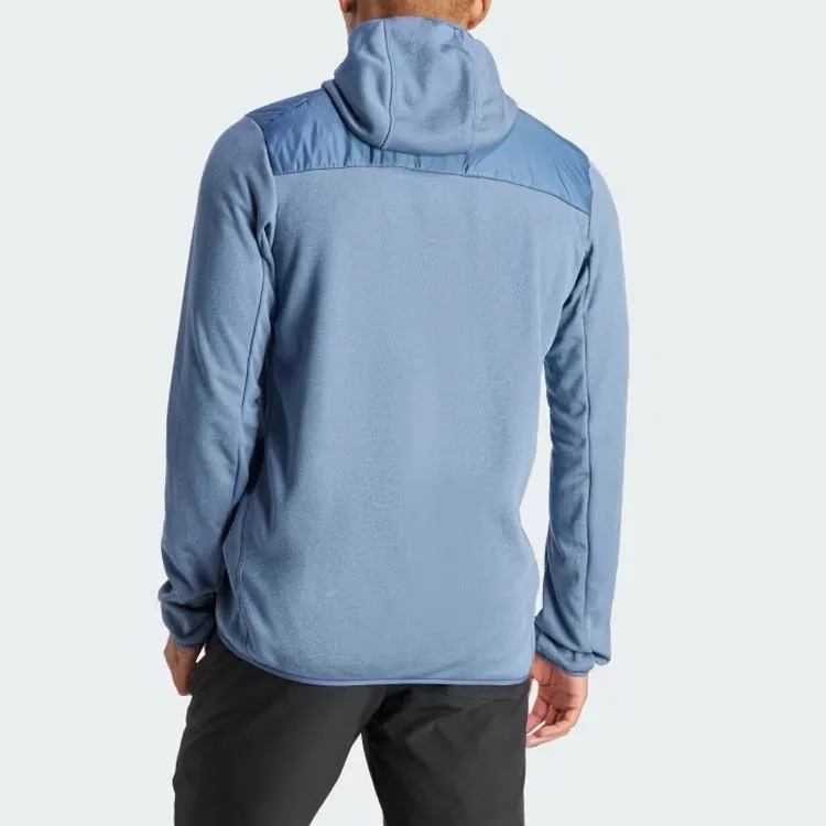 Adidas TERREX MULTI HYBRID INSULATED HOODED JACKET Jackets & Coats Men's Blue-2