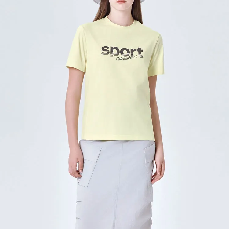 FILA T Shirts Unisex Lemon-4
