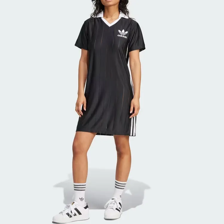 Adidas Originals Adicolor 3 Stripes Pinstripe Dress-1